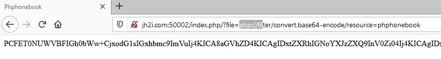php base64 filter function